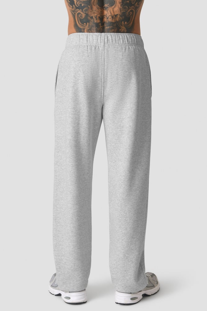 ICIW Everyday Straight Pants Light Grey Melange