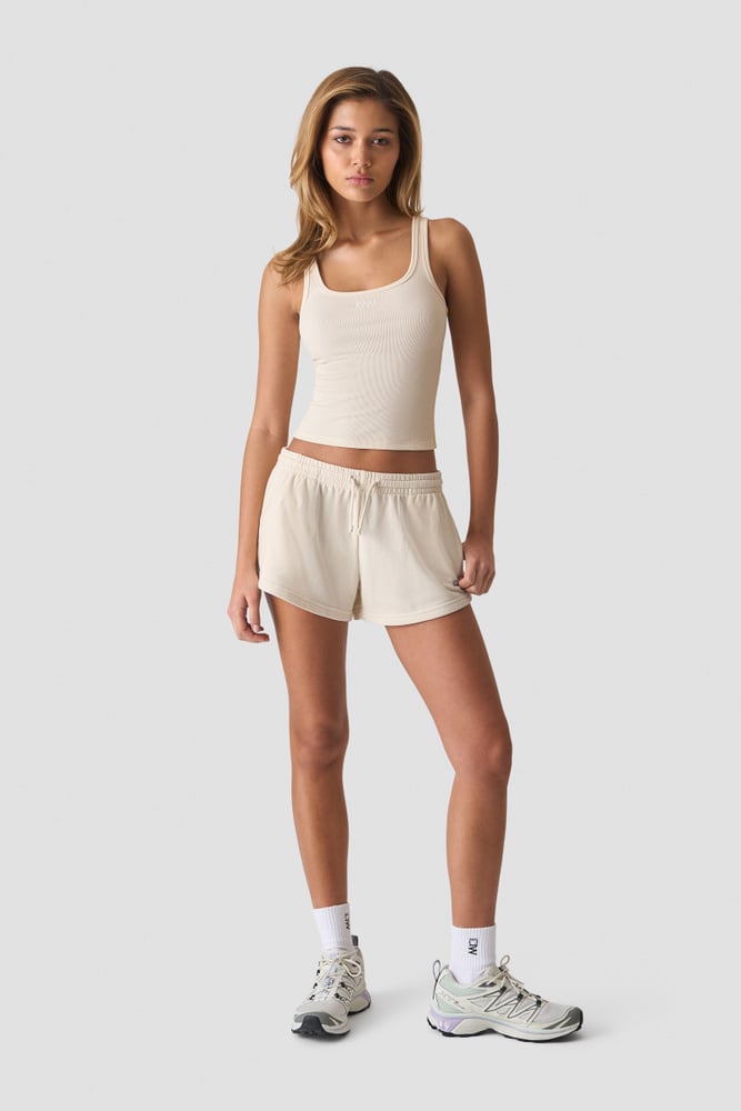 ICIW Everyday Ribbed Tank Cream