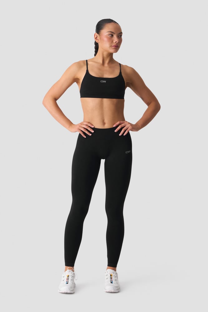 ICIW Smooth SL Mid-Rise V-shape Tights Black