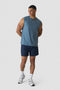ICIW Stride Sleeveless Tee Dri-Release Washed Blue