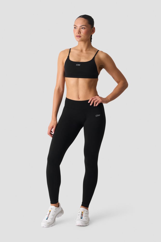 ICIW Smooth Seamless Mid Waist Tights Black