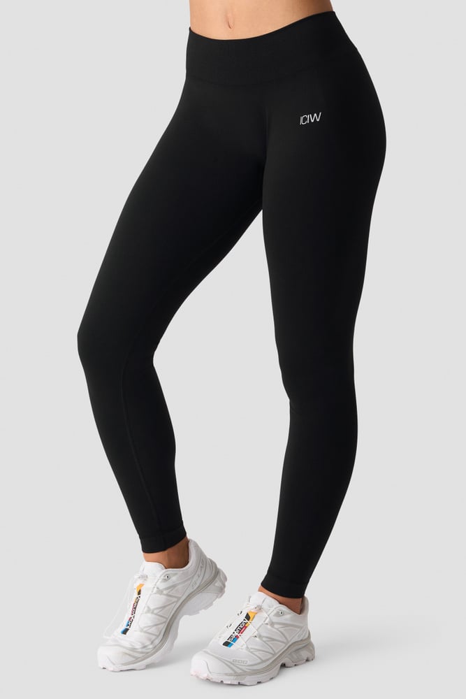 ICIW Smooth Seamless Mid Waist Tights Black
