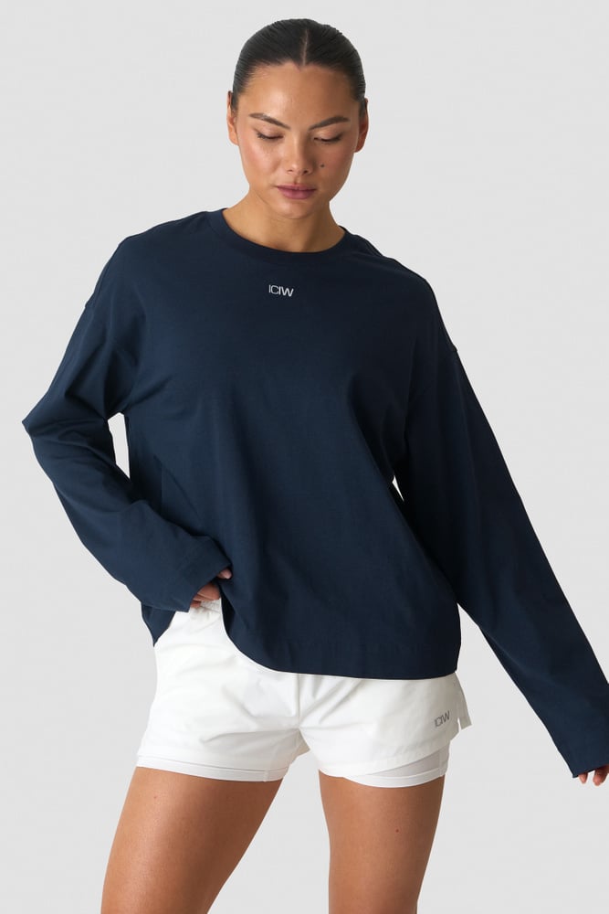 ICIW Everyday Relaxed Long Sleeve Midnight Blue