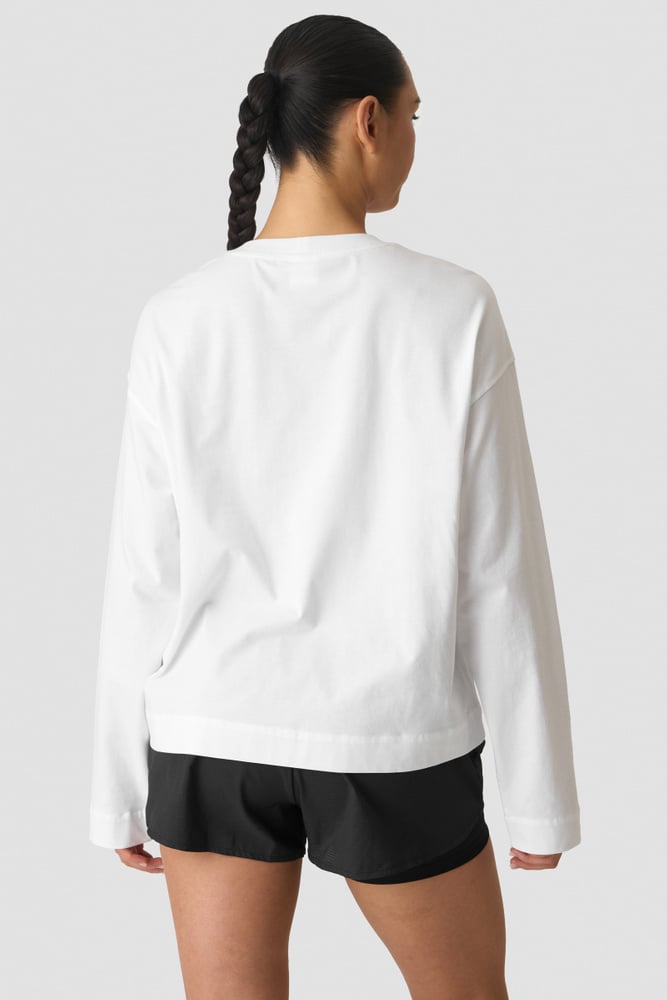 ICIW Everyday Relaxed Long Sleeve White Snow