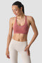 ICIW Shape Mid Support Sports Bra rust