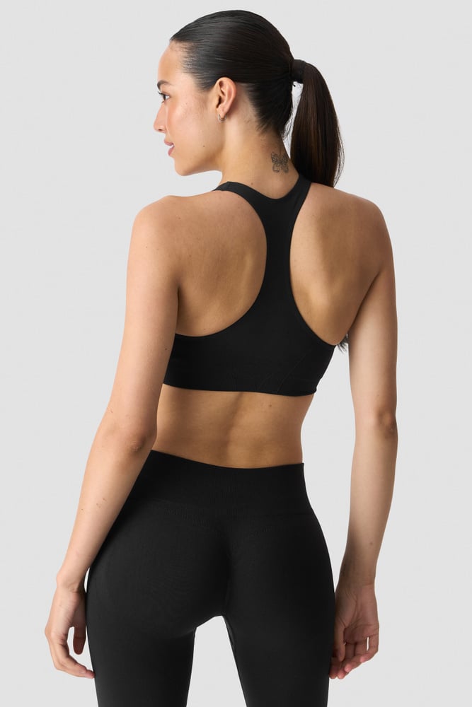 ICIW Shape Mid Support Sports Bra Black