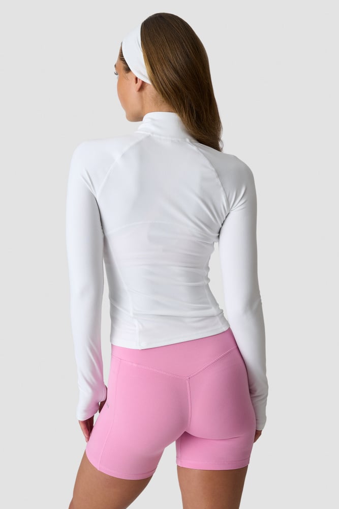 ICIW Luxe Zip Jacket White Snow