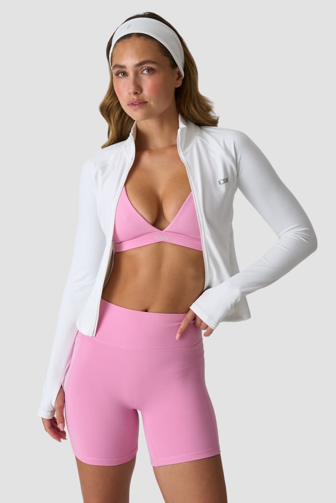 ICIW Luxe Zip Jacket White Snow