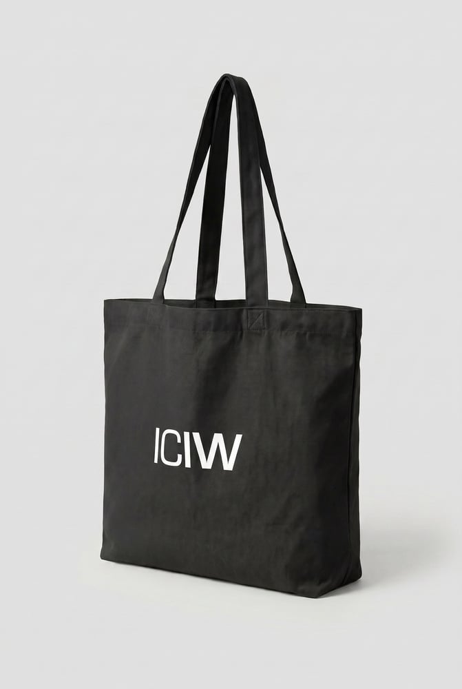 ICIW Cotton Tote Bag 2.0 Black