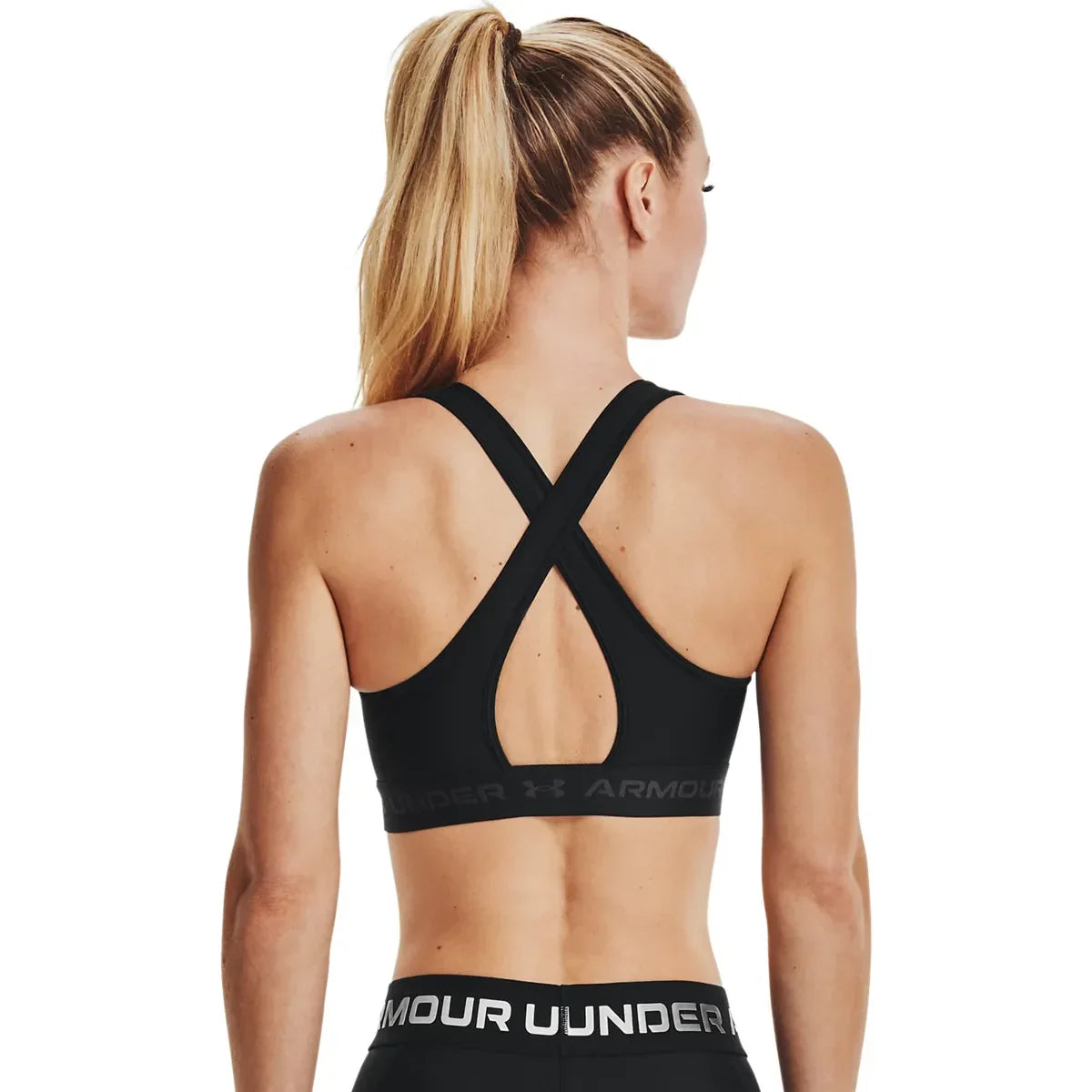 Under Armour Crossback Mid Bra Black