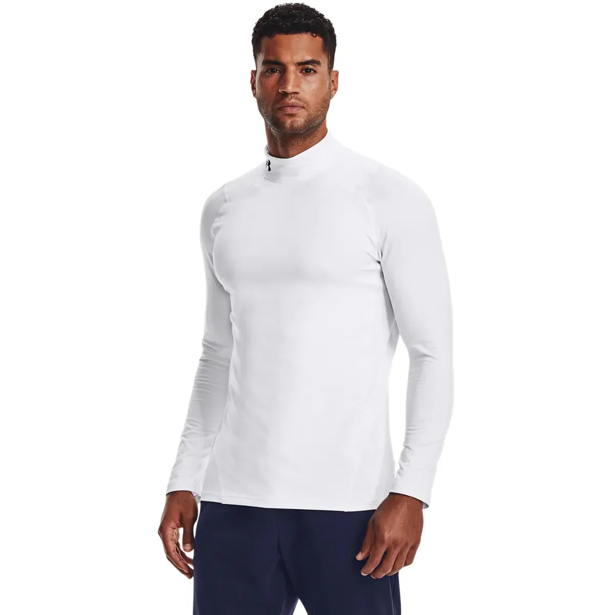Under Armour UA CG Armour Fitted Mock White