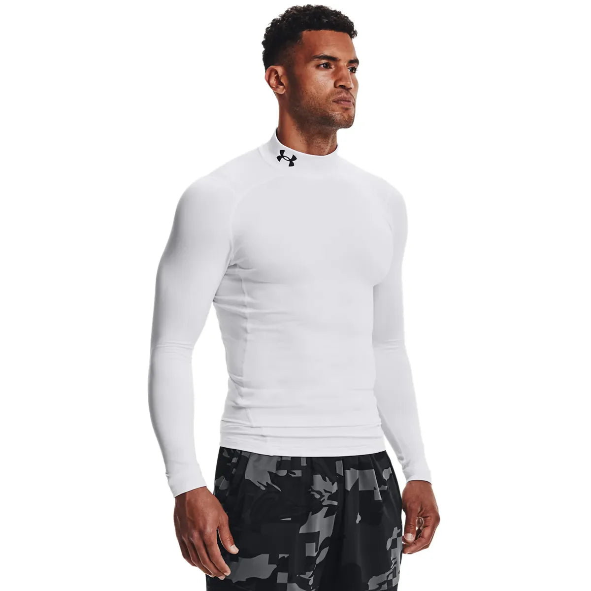 Under Armour UA CG Armour Comp Mock White