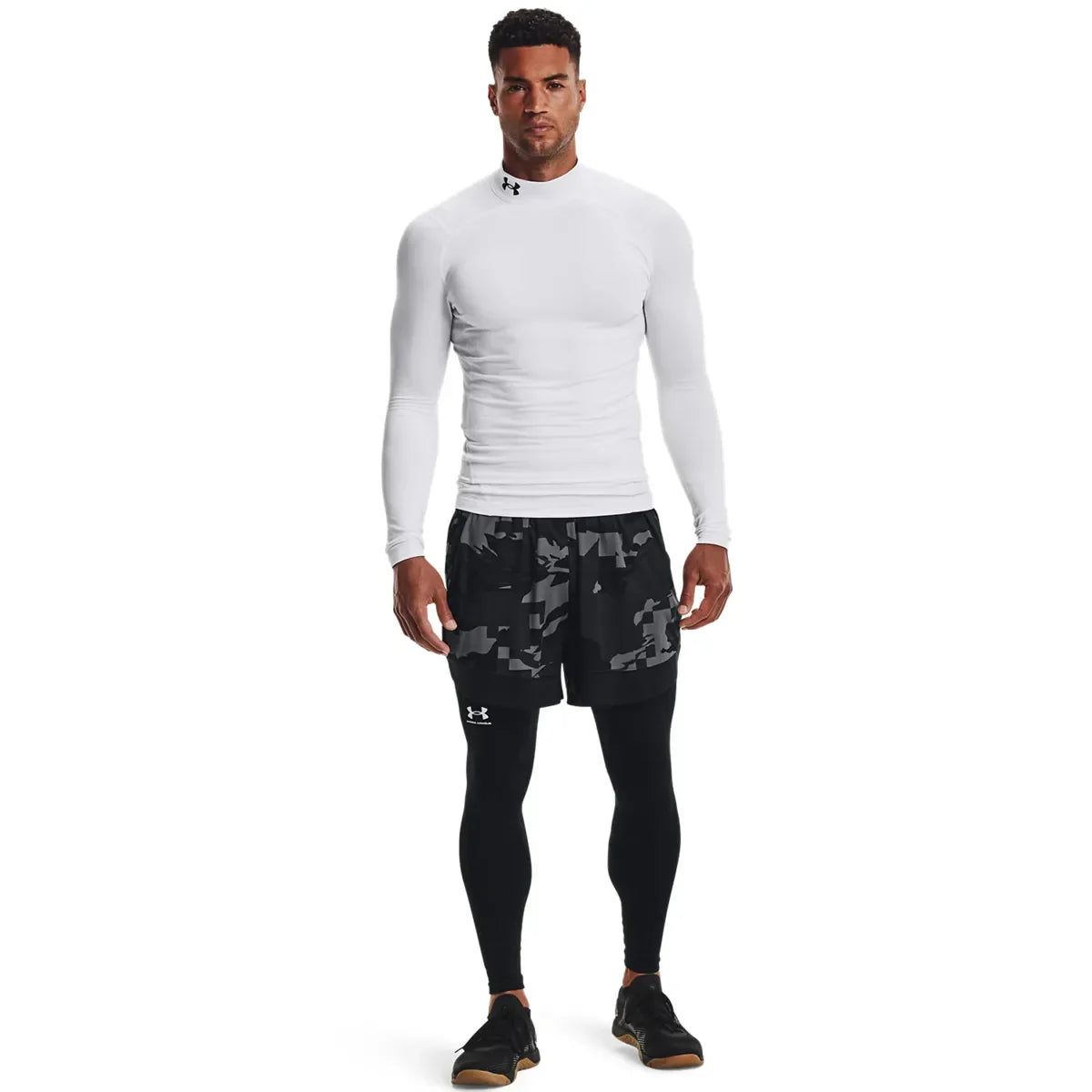 Under Armour UA CG Armour Comp Mock White