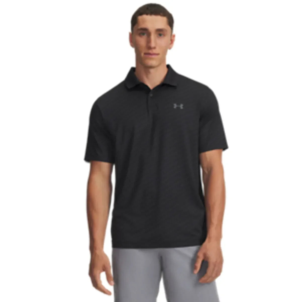 Under Armour UA Matchplay Printed Polo Black