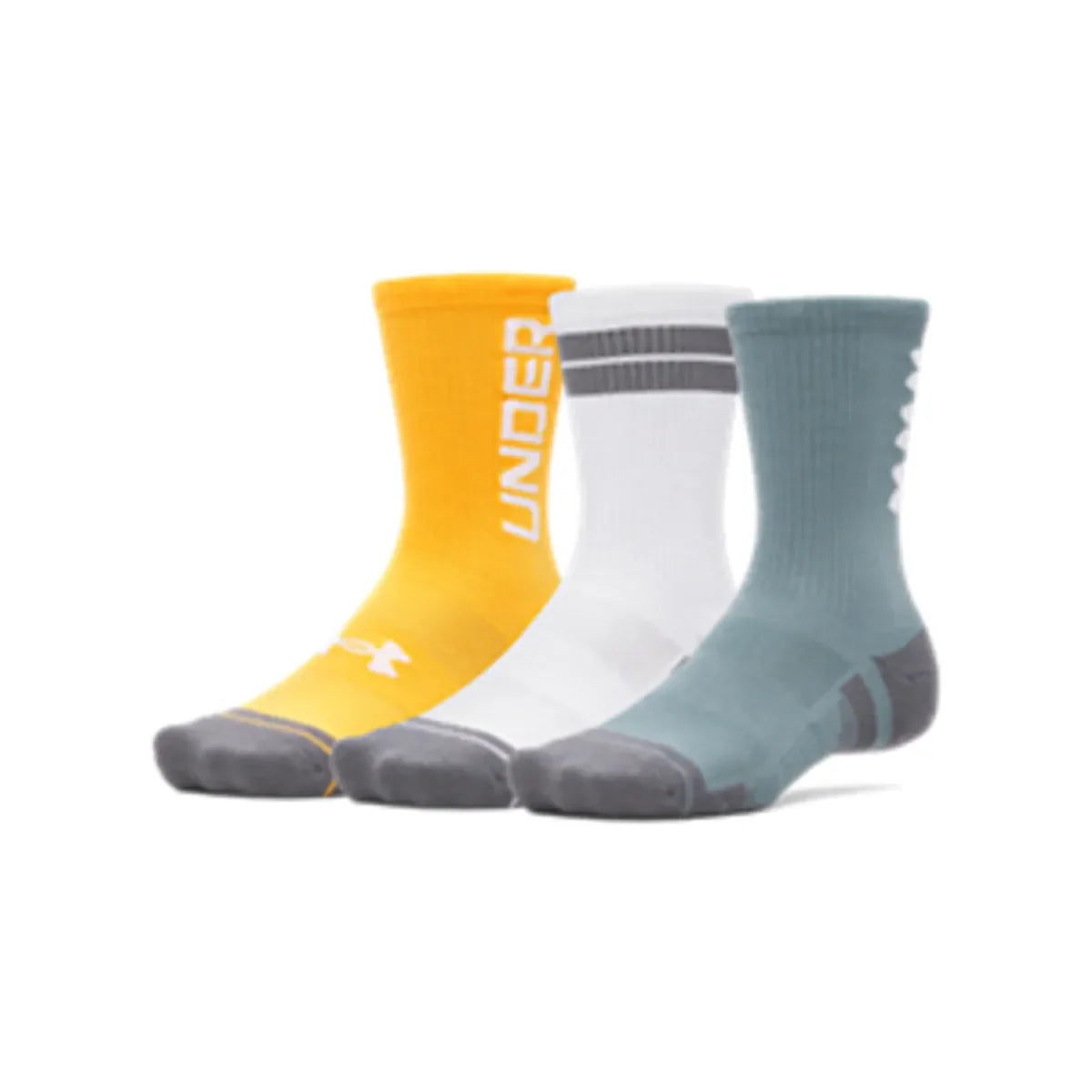 Under Armour UA Perf Tech Nov 3pk Crew Jasper Blue