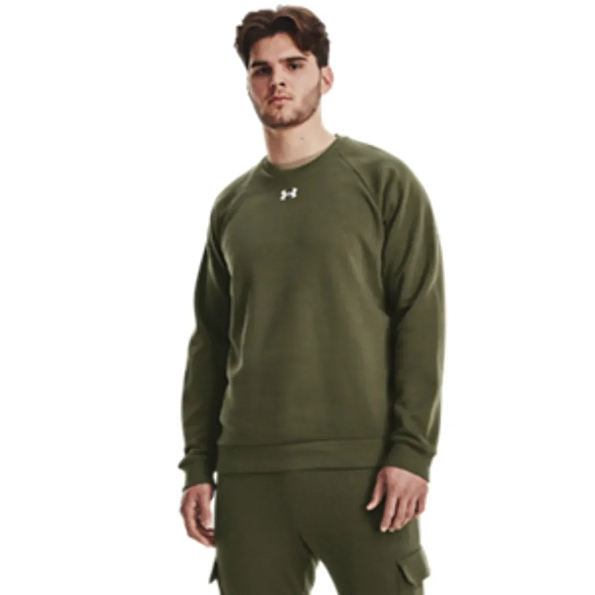 Under Armour UA Rival Fleece Crew Marine Od Green