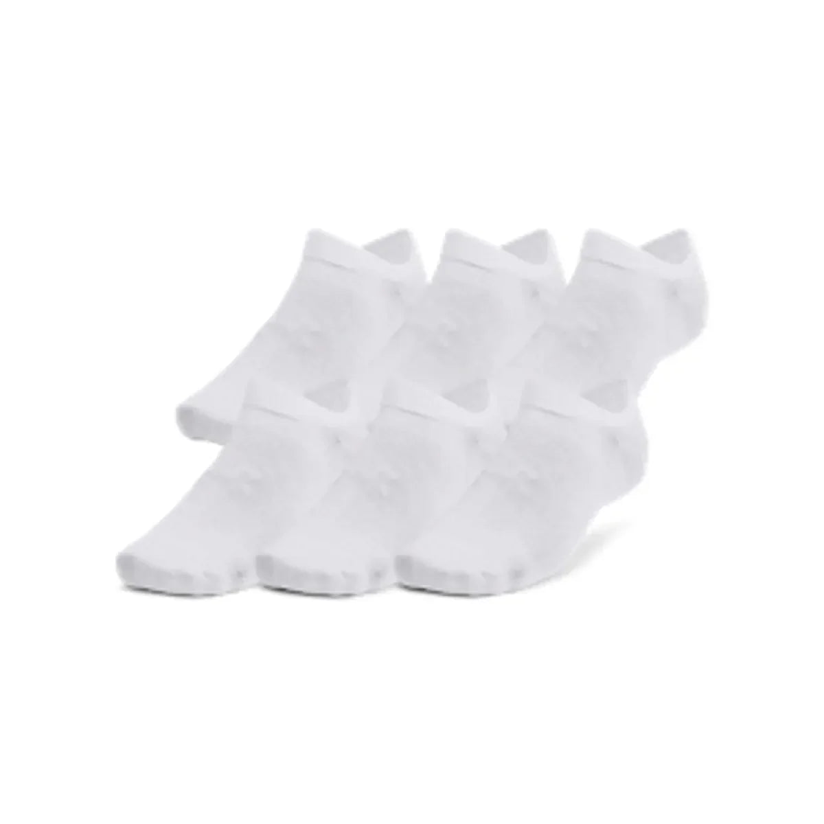 Under Armour UA Essential No Show 6pk White