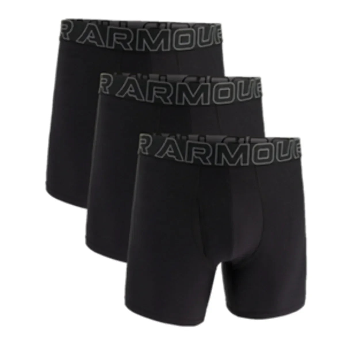 Under Armour UA PERFORMANCE TECH - SOLID 6" 3pk Black