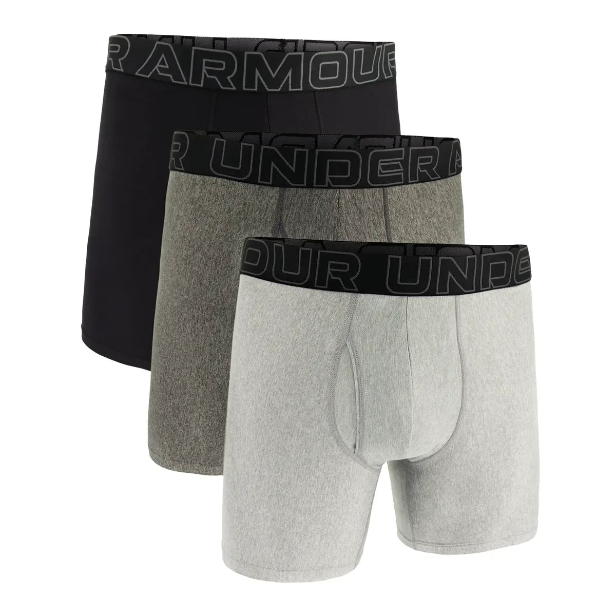 Under Armour UA PERFORMANCE TECH - SOLID 6" 3pk Steel