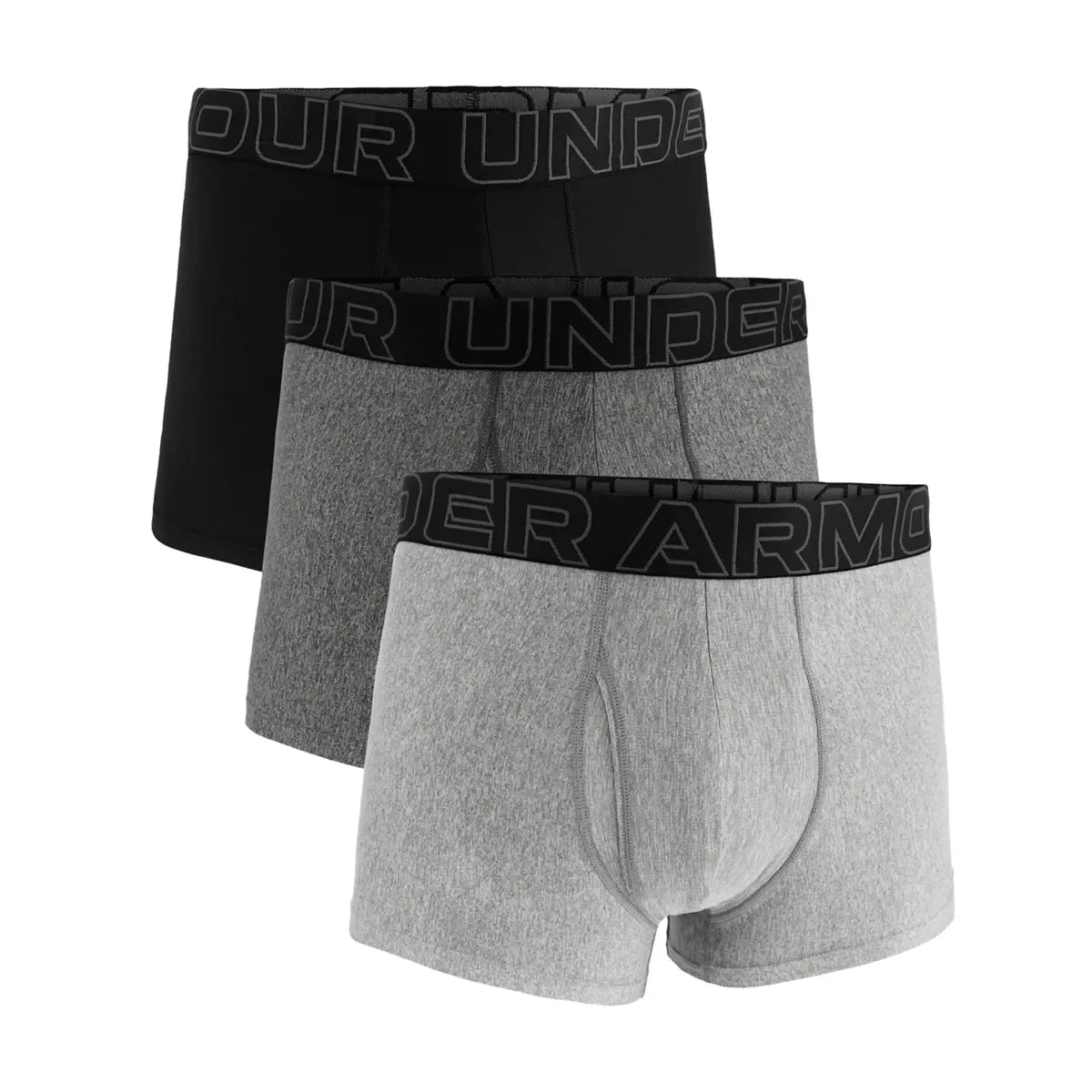 Under Armour UA PERFORMANCE TECH - SOLID 3" 3pk Steel