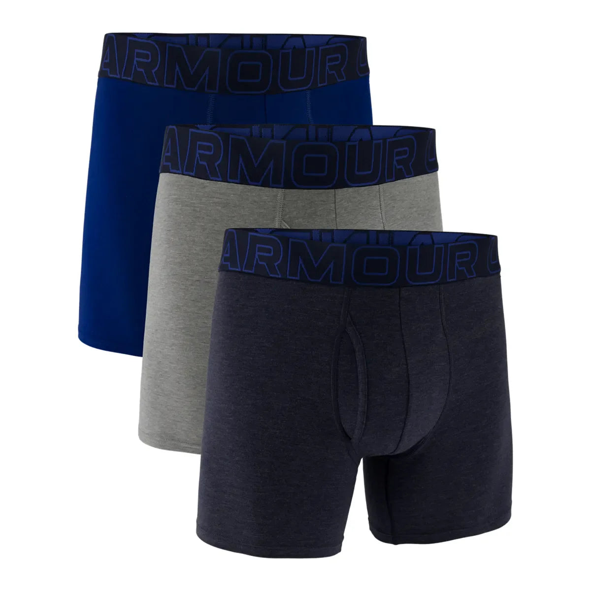 Under Armour UA PERFORMANCE COTTON - SOLID 6" 3pk Midnight Navy