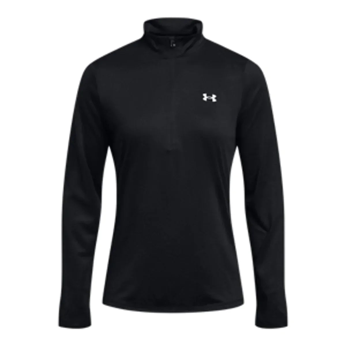 Under Armour Tech 1/2 Zip- Solid Black