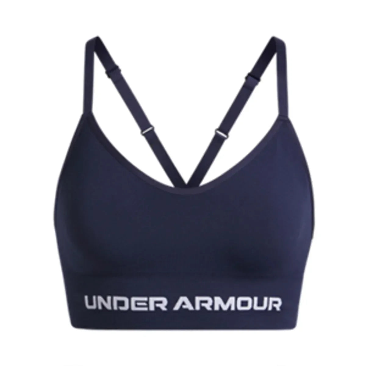 Under Armour Vanish Seamless Low Bra Blue Atlantis