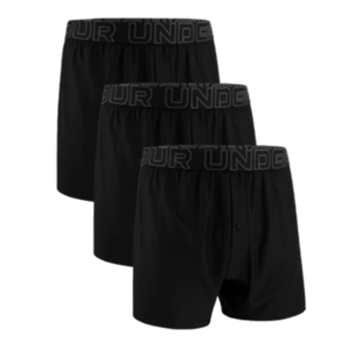 Under Armour UA LOUNGE TECH MESH BOXER - 6" 3pk Black