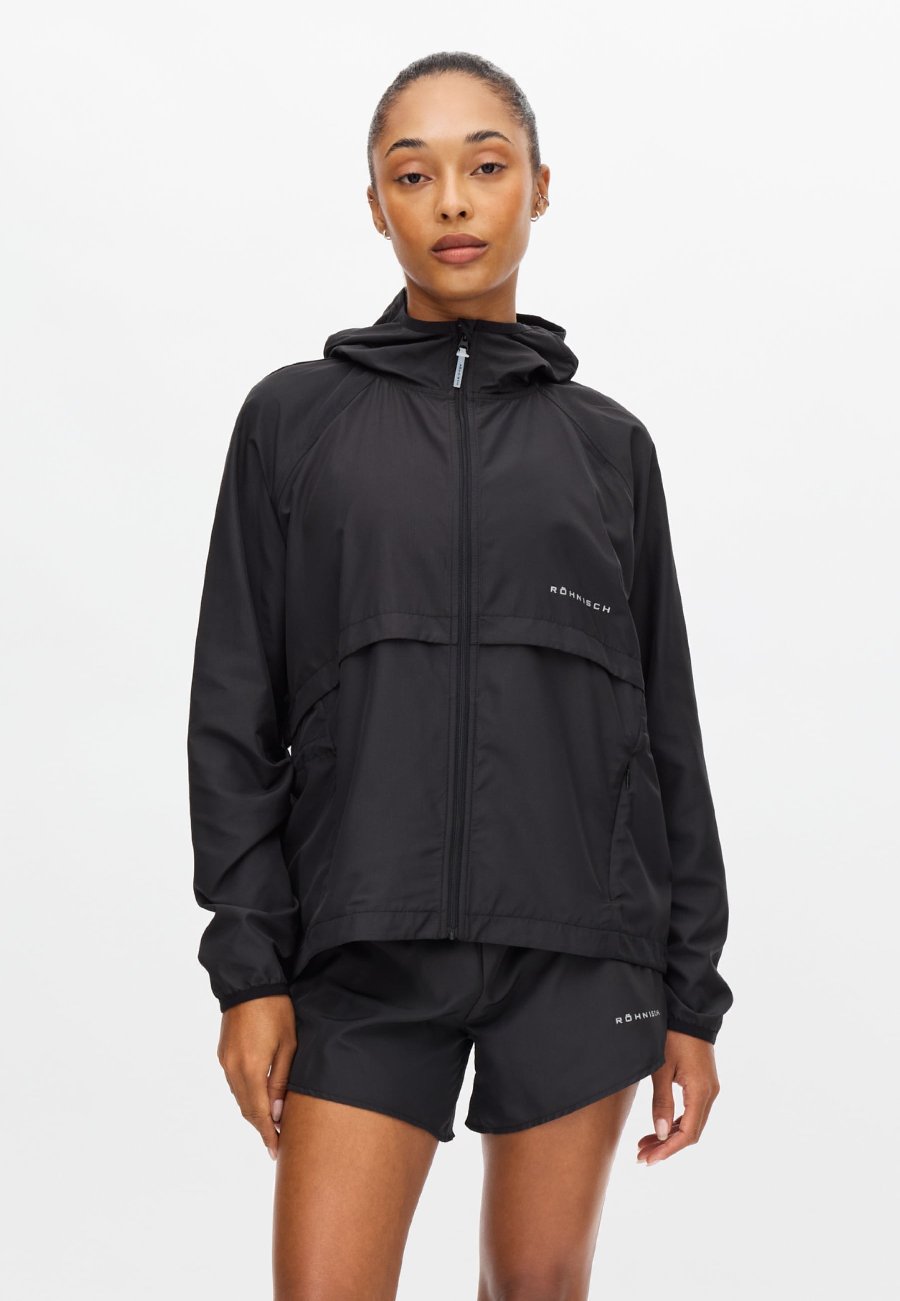 RÖHNISCH Wind Shield Run Jacket Black