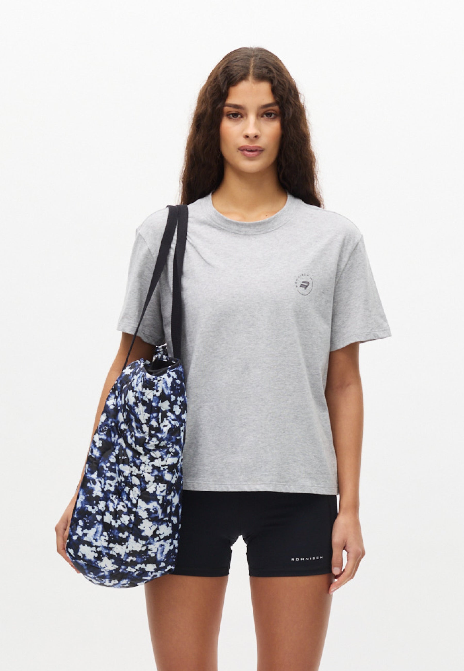 RÖHNISCH Quilt Tote Bag Indigo Bloom