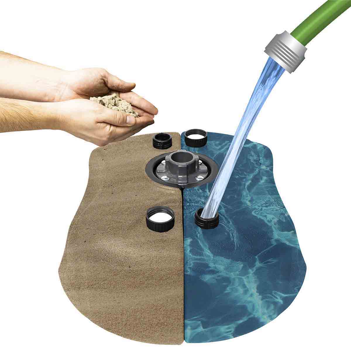 Tunturi Speedball on stand