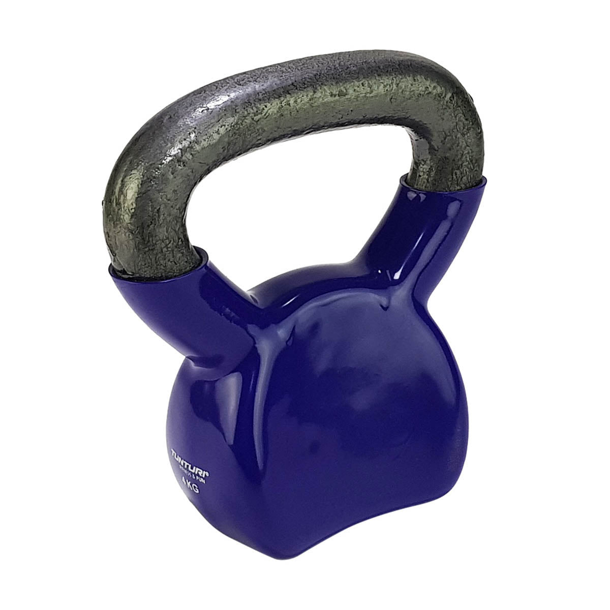 Tunturi Kettlebell Iron/Vinyl  4 kg. Lilla