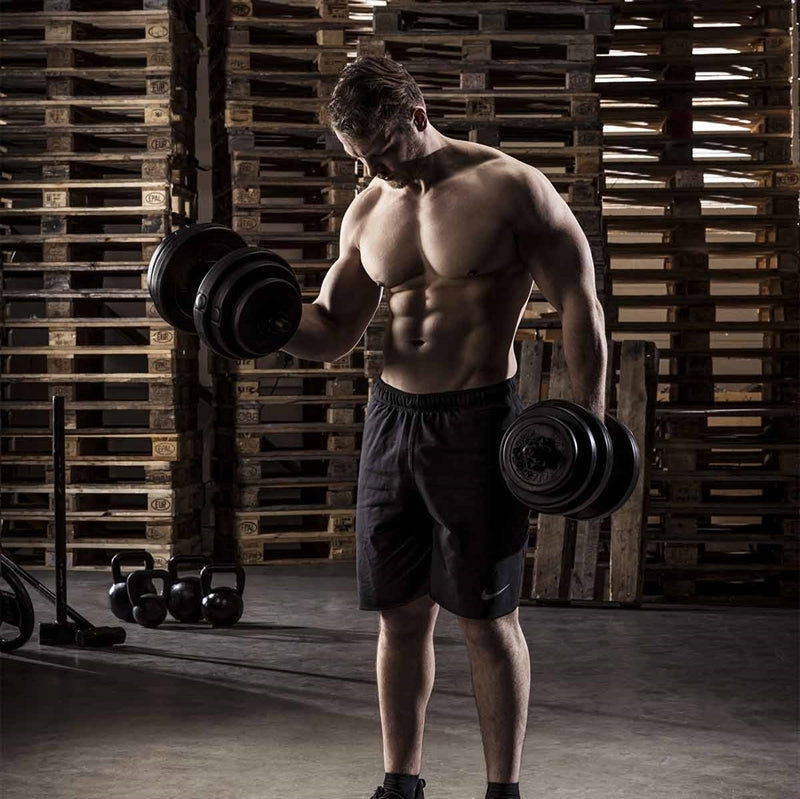 Tunturi Dumbbell Set Vinyl 28 kg