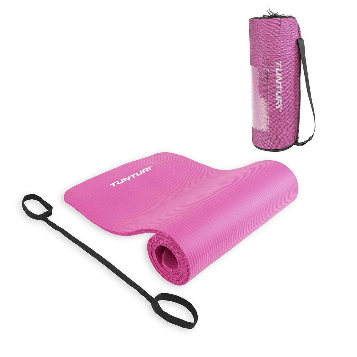 Tunturi Fitnessmat NBR, 180 cm. Pink