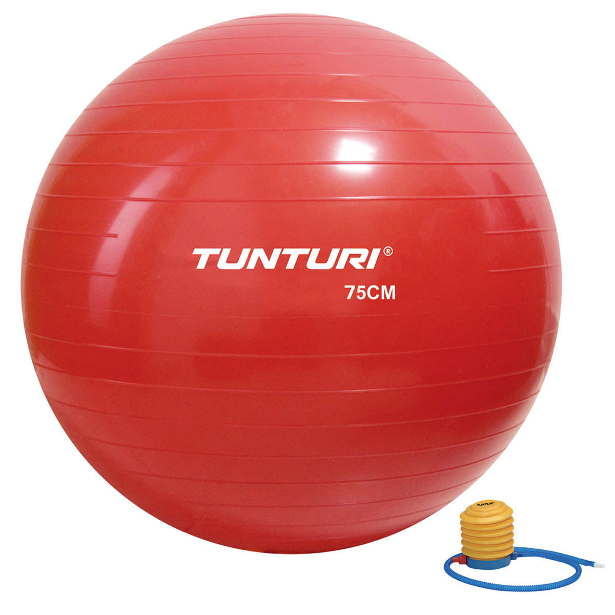 Tunturi Gymball 75 cm. Rød