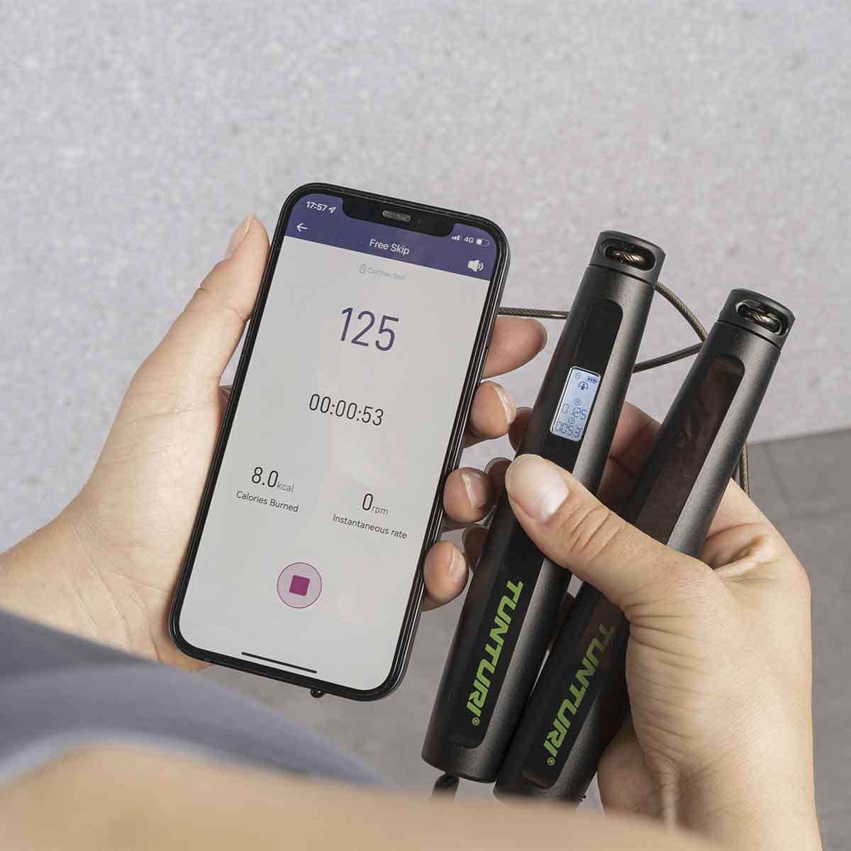 Tunturi Smart Jumprope W. Display+ App