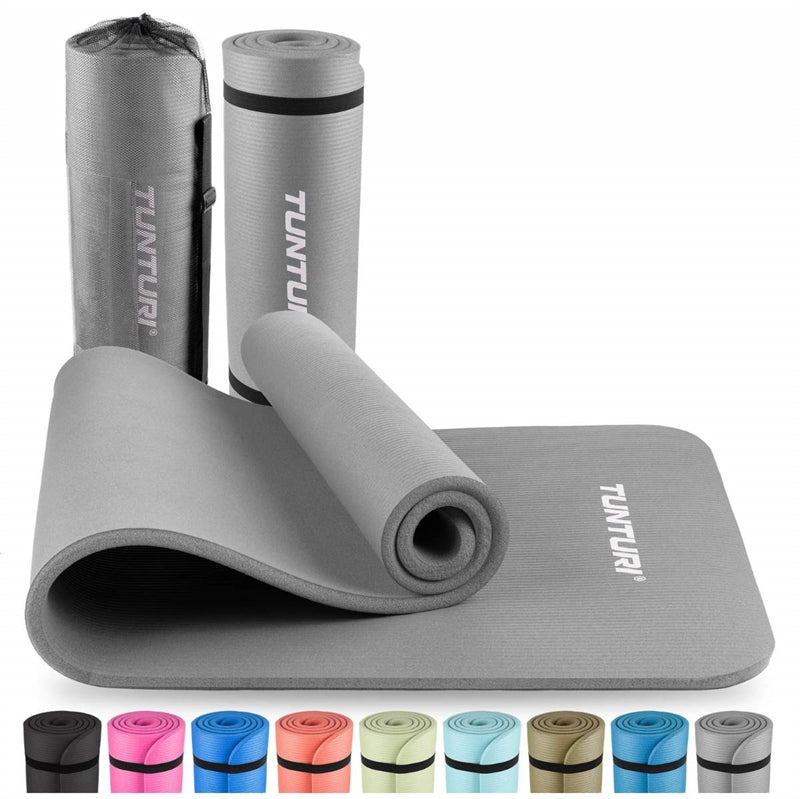 Fitnessmat NBR 180 cm Grey