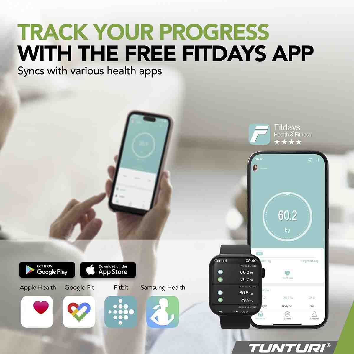 Tunturi Smart Scale SC30 Black