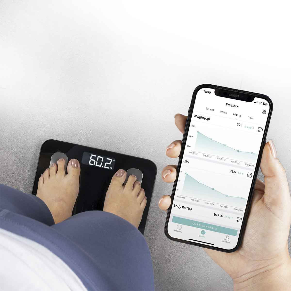 Tunturi Smart Scale SC30 Black