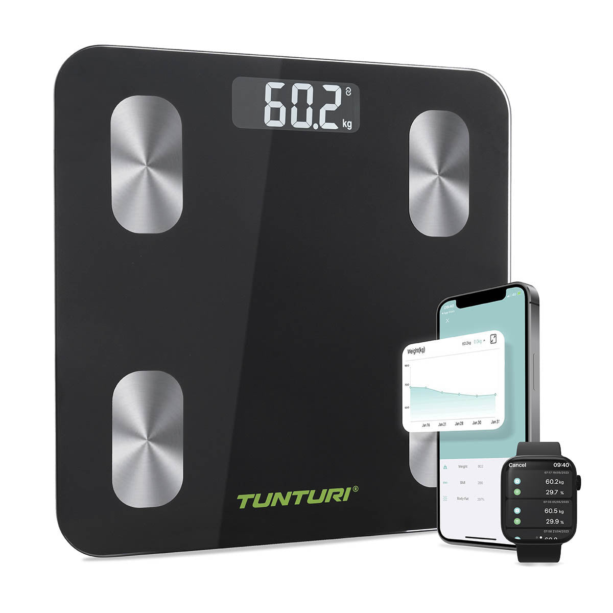 Tunturi Smart Scale SC30 Black