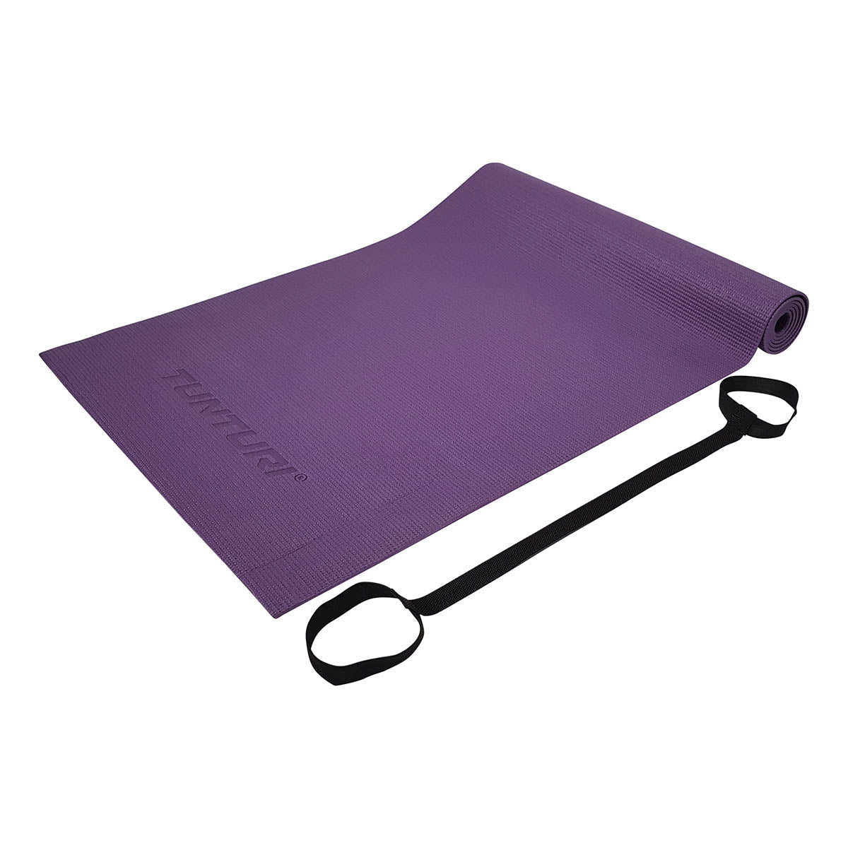 Tunturi PVC Yogamat 4mm, Purple Lilla