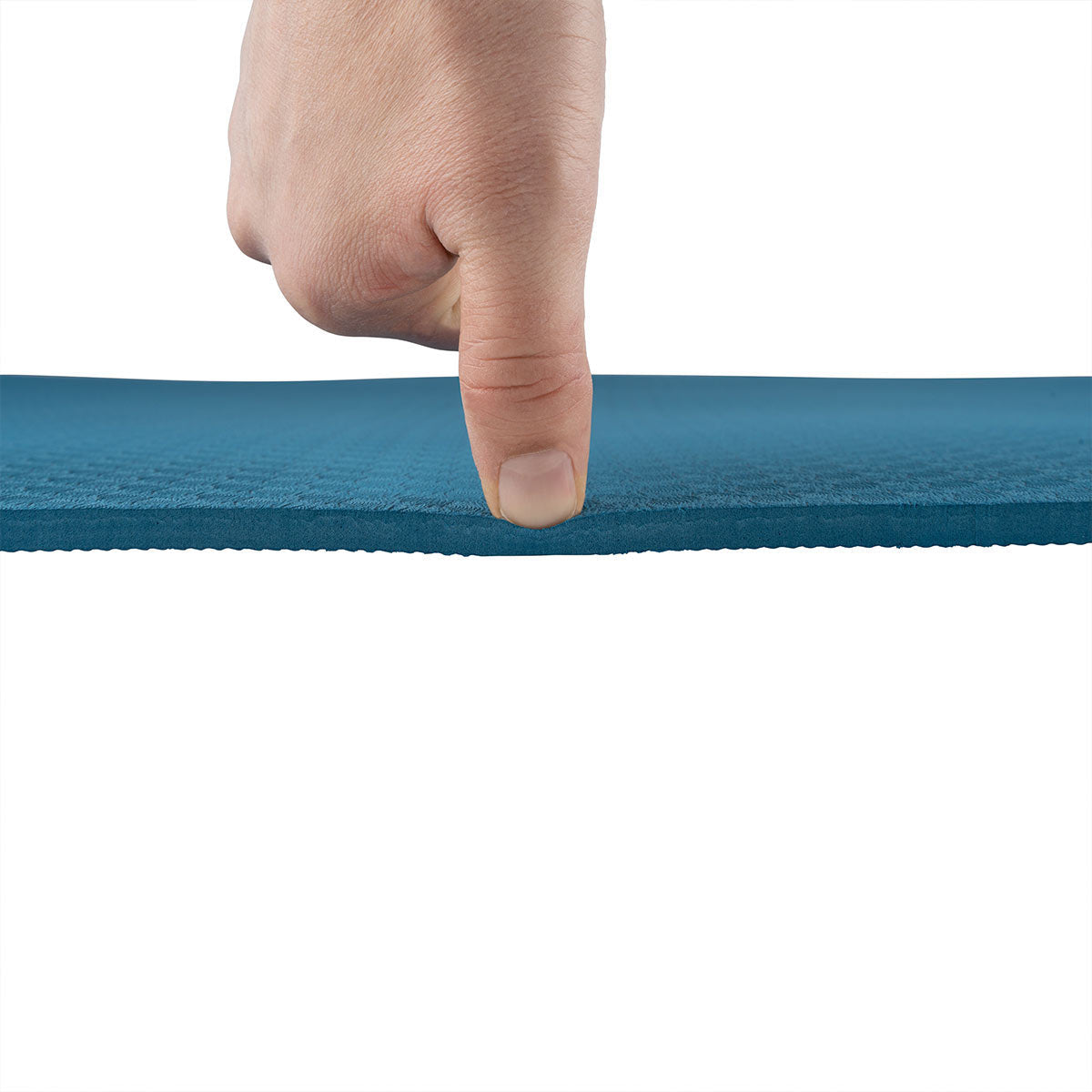 Tunturi Yoga Mat 8MM (Petrol Blue) Blue