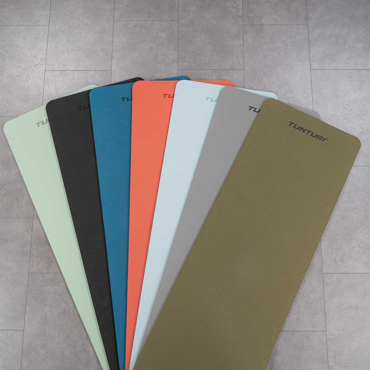 Tunturi Yoga Mat 8MM (Army Green) Army