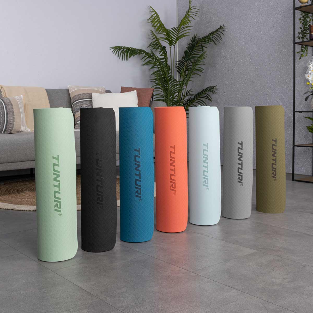 Tunturi Yoga Mat 8MM (Mint) mint