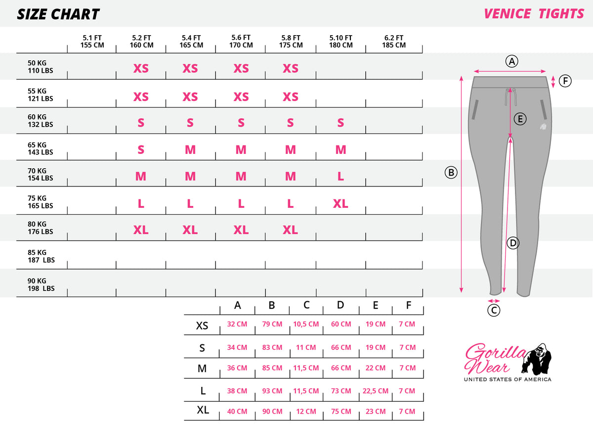 Gorilla Wear Venice Tights, multicolor mix