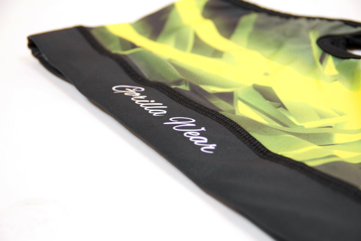 Gorilla Wear Reno Sport Bra, green/yellow