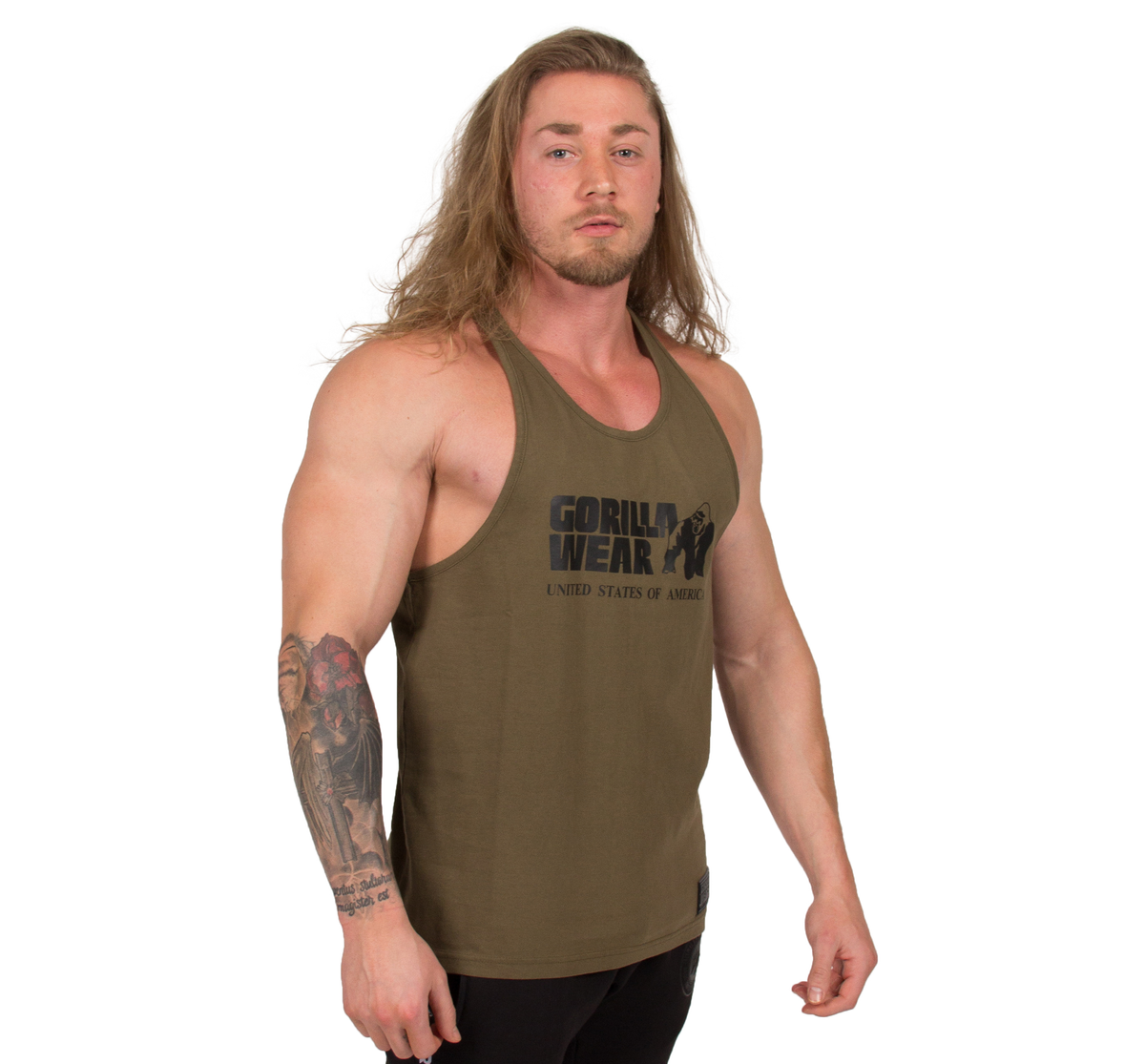 Gorilla Wear Classic Tank Top, army green