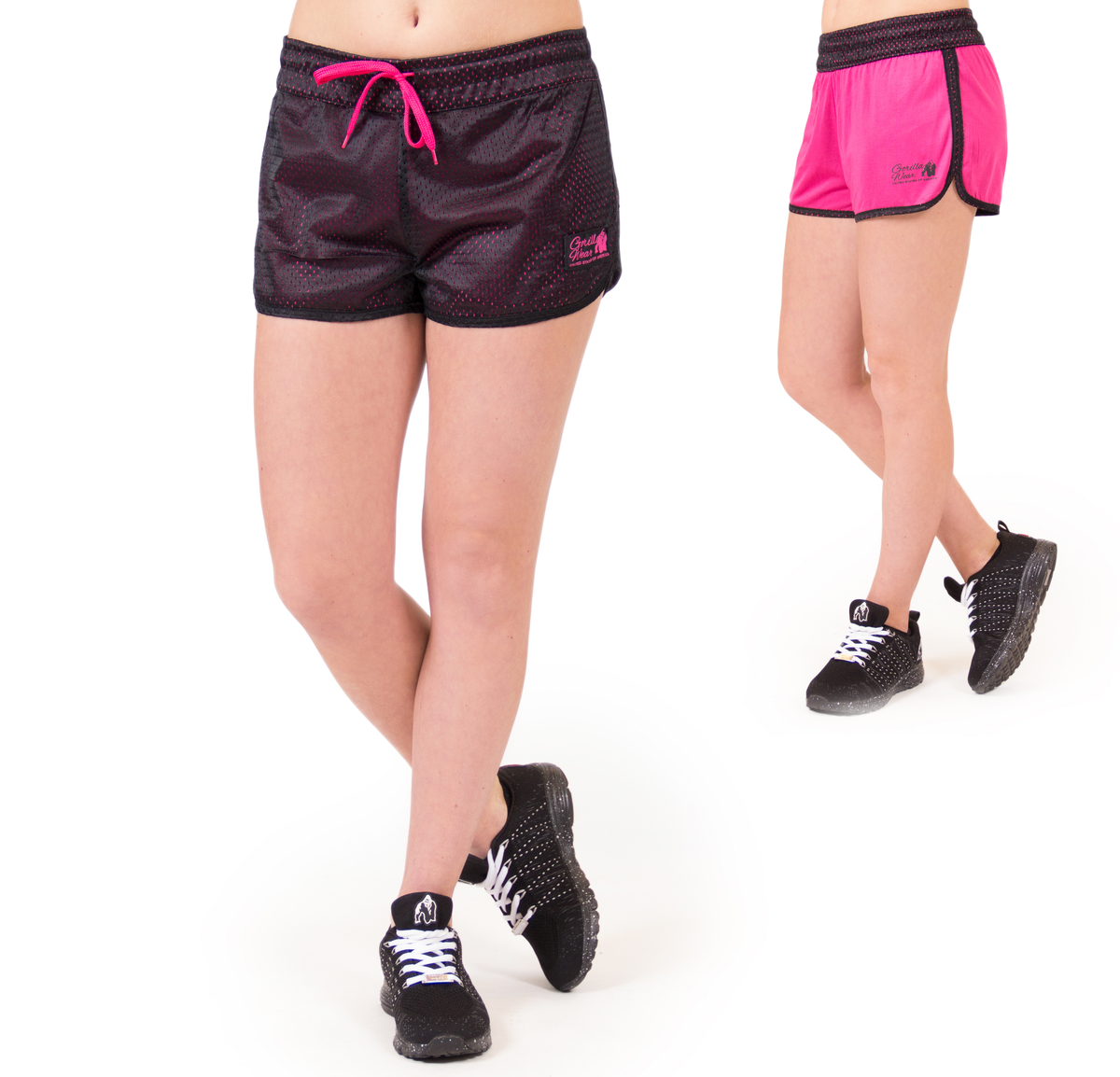 Gorilla Wear Madison Reversible Shorts, black/pink