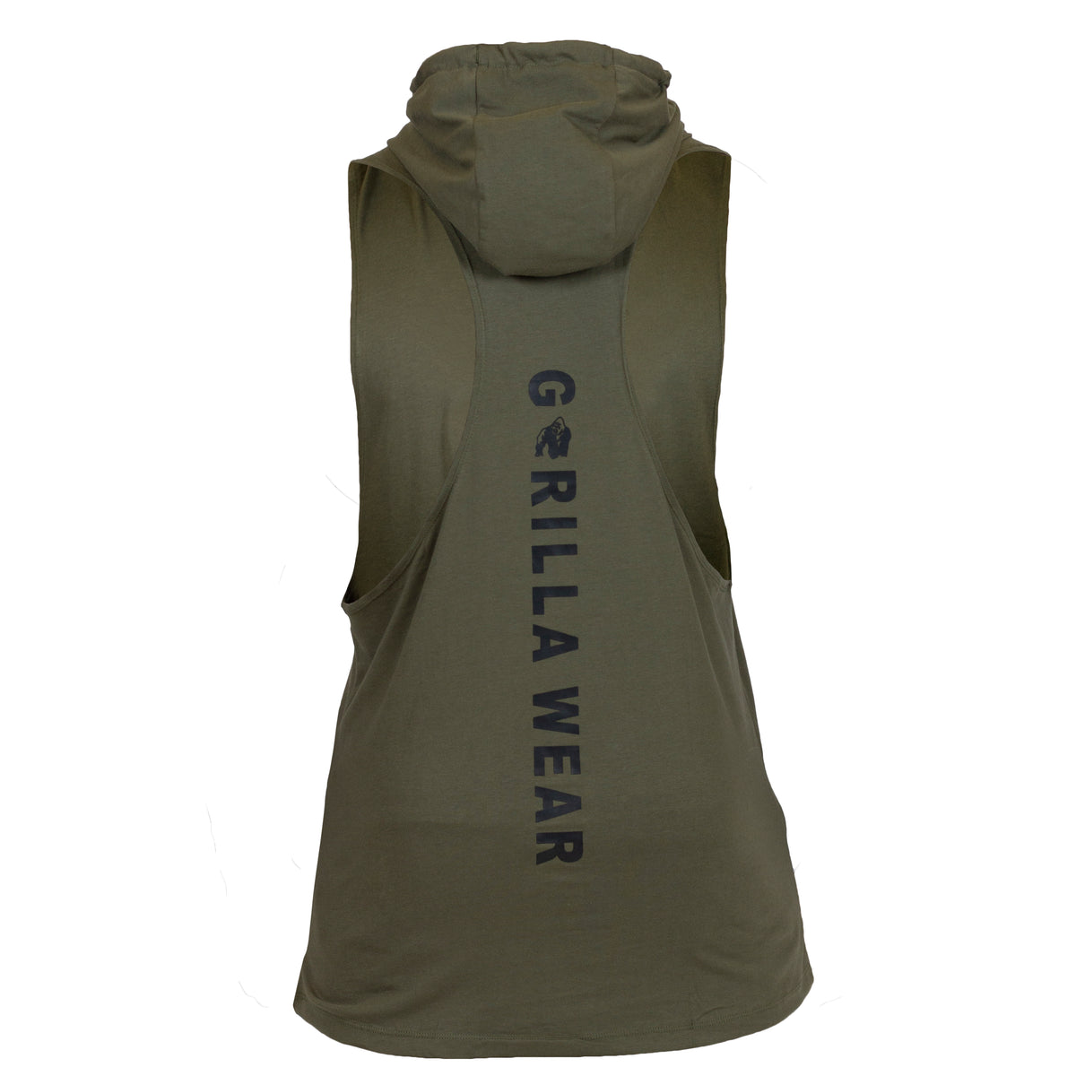 Gorilla Wear Lawrence Hooded Tank Top, army green