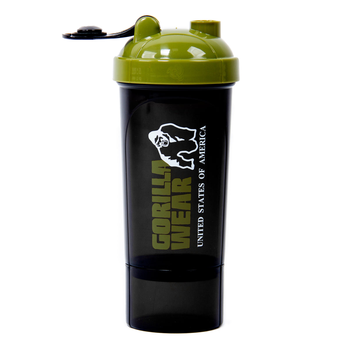 Gorilla Wear Shaker Compact 500 ml, black/army green